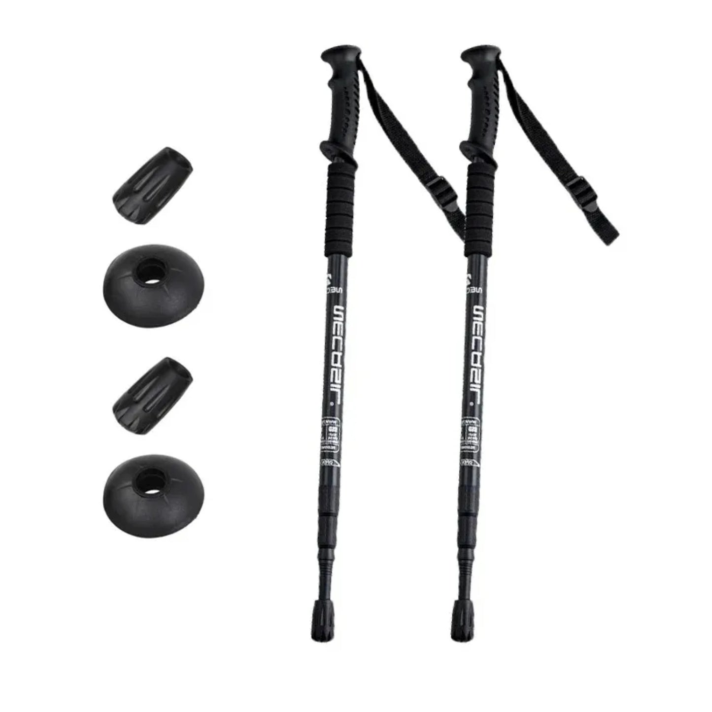 Aluminium Alloy Trekking Poles Ultralight Adjustable Sticks