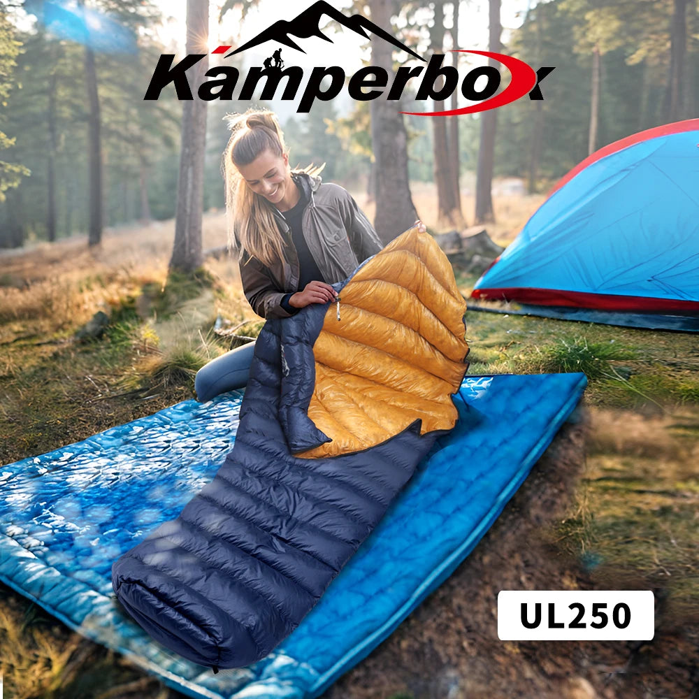 Kamperbox Ultralight Down Sleeping Bag UL250 for Camping