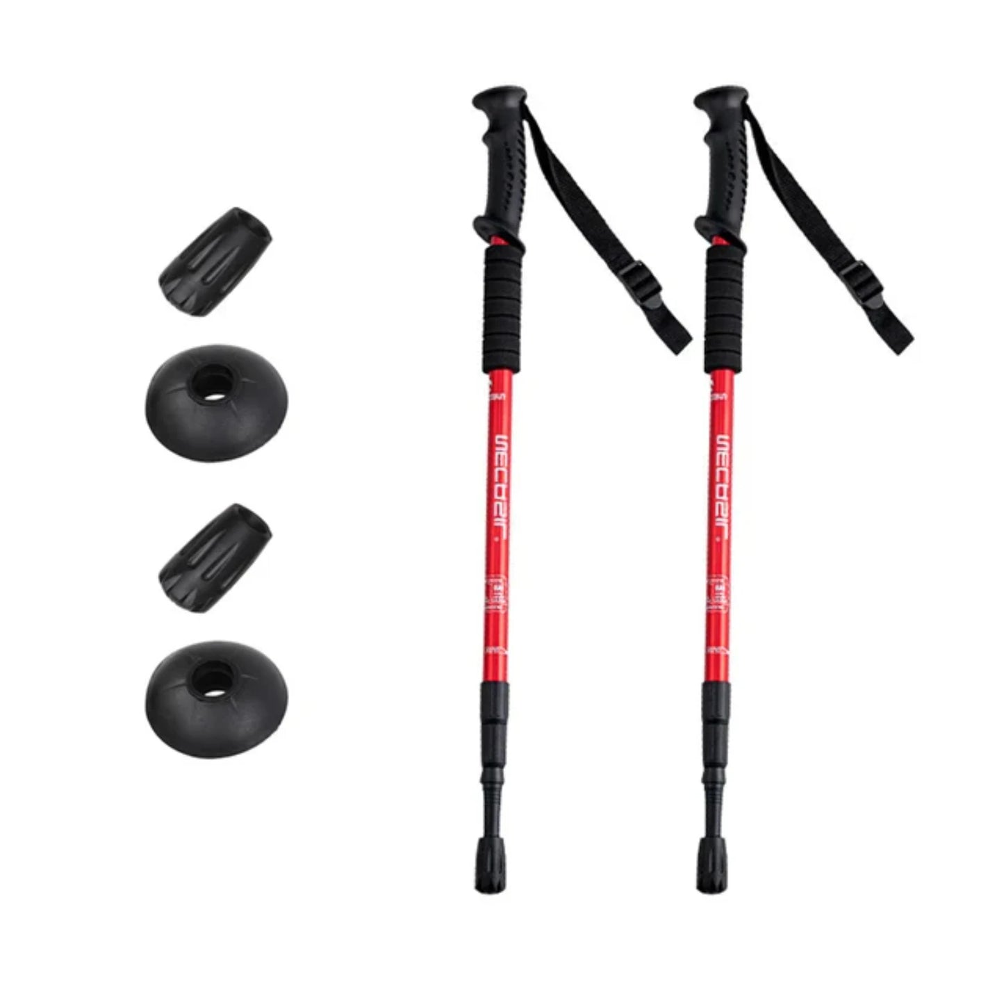 Aluminium Alloy Trekking Poles Ultralight Adjustable Sticks